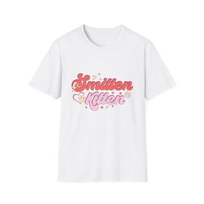 Adorable Smitten Kitten T-Shirt | Groovy Retro Cat Lover Tee | Perfect Pet Mom Gift | Cute & Chic