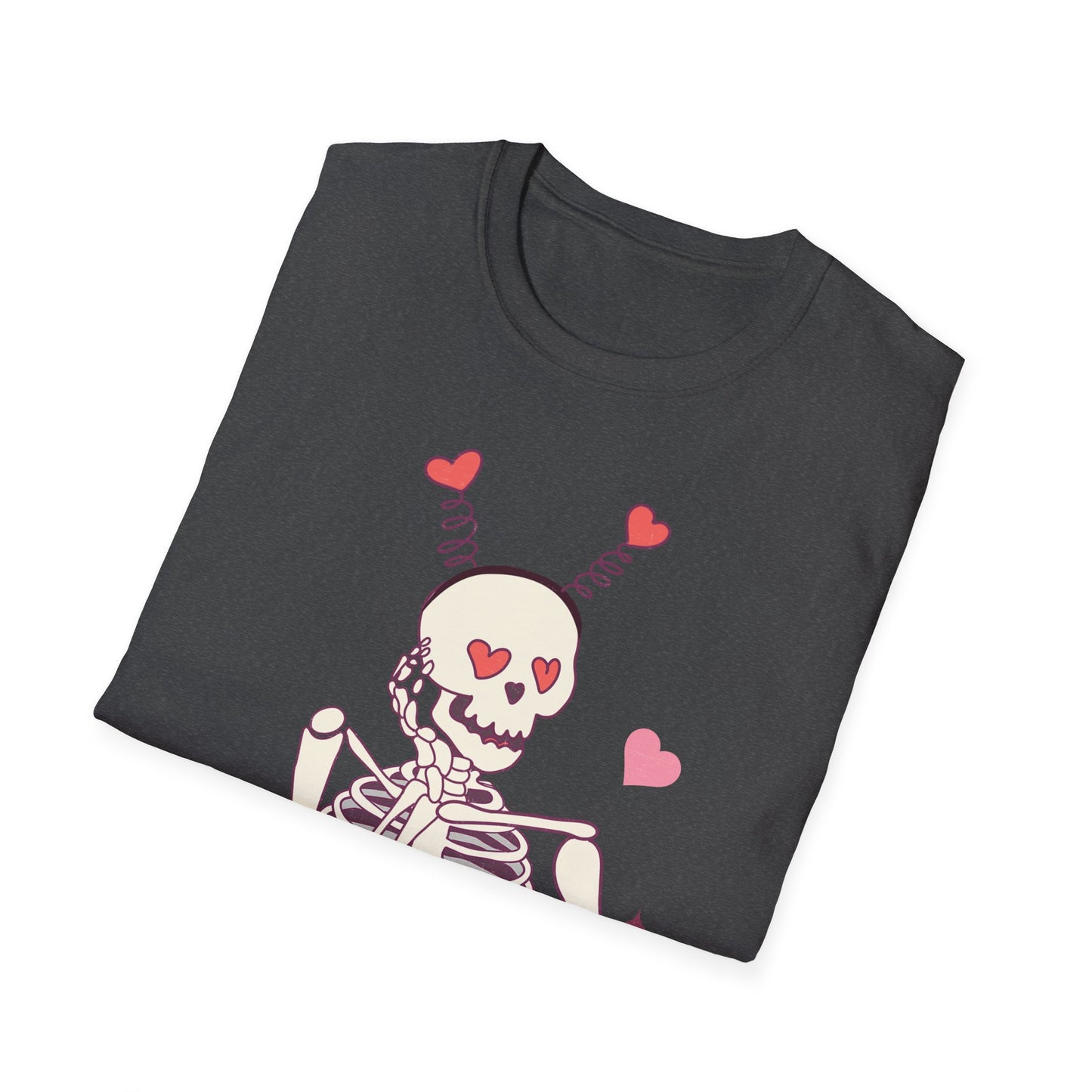 Spooky-Cute "Til We Are Ghosts" T-Shirt | Enduring Love Skeleton Tee | Romantic Anniversary Couple Gift