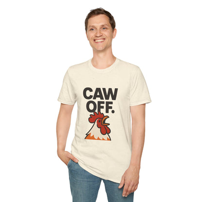 Caw Off Funny Rooster Graphic T-Shirt