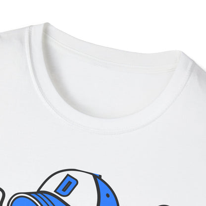 Epic Donut Baseball Player T-Shirt | Fun Sprinkle Drip Tee | Cool Cartoon Mascot Streetwear | Unique Foodie & Sports Fan Graphic Tee