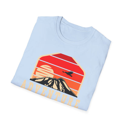 Epic Mountain Climbing Adventure T-Shirt | Vintage Sunset Hike Nature Tee | Explore & Conquer Gear Gift