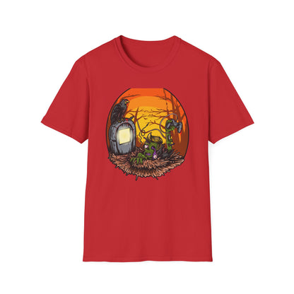 Epic Zombie Gamer T-Shirt: Undead Rising for Next-Gen Play | Spooky Horror Gaming Tee for Gamers