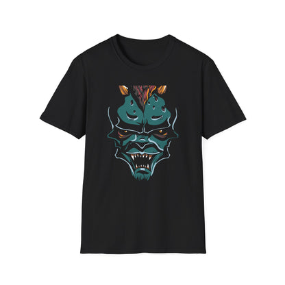 Unleashed Fiery Demon T-Shirt: Epic Monster Face Graphic Tee for Goth, Fantasy & Edgy Style Lovers | Bold & Unique