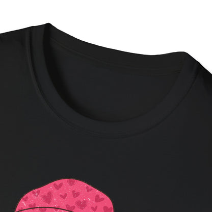 Trendy Groovy Melting Smiley T-Shirt - Empowering 'Love & Treat Yourself' Retro Self-Care Tee for Women