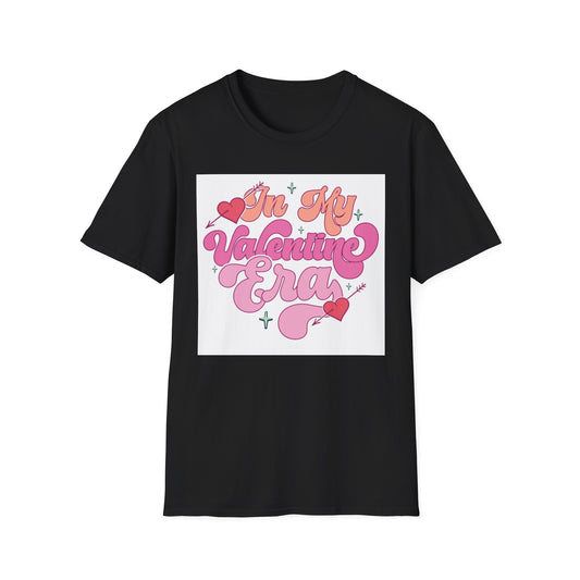 Adorable "In My Valentine Era" T-Shirt | Retro Groovy Love Heart Tee for Women & Girls | Trendy Valentine's Day Gift
