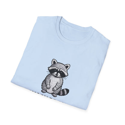 Charming Raccoon T-Shirt | Adorable Trash Panda Tee | Unique Wildlife Lover Graphic Top | Perfect Animal Gift Idea