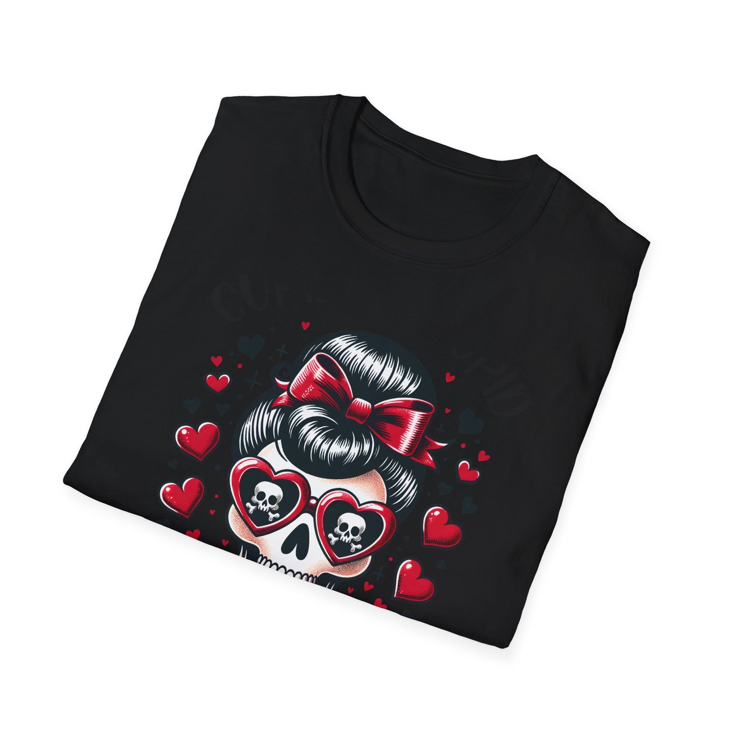 Epic Anti-Valentines Skull T-Shirt - Sarcastic "Cupid Is Stupid" Tee for Edgy Souls
