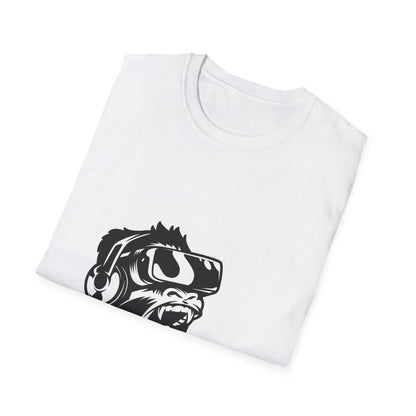 Roaring VR Gorilla T-Shirt - Epic Gamer Ape Headset Tee | Primal Virtual Reality Tech Apparel