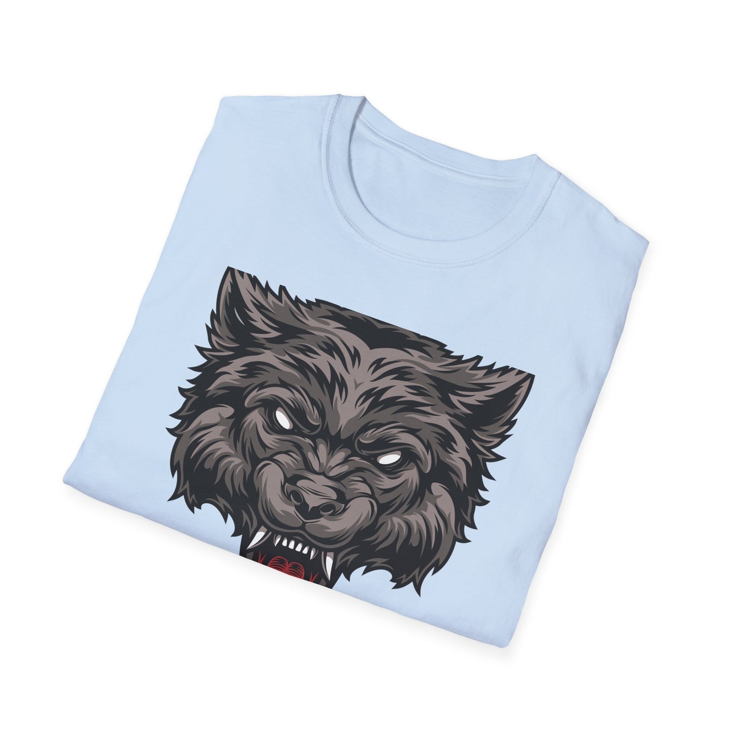 Fierce Snarling Wolf Head T-Shirt | Unleash Your Wild Side | Bold Alpha Predator Graphic Tee for Men & Women