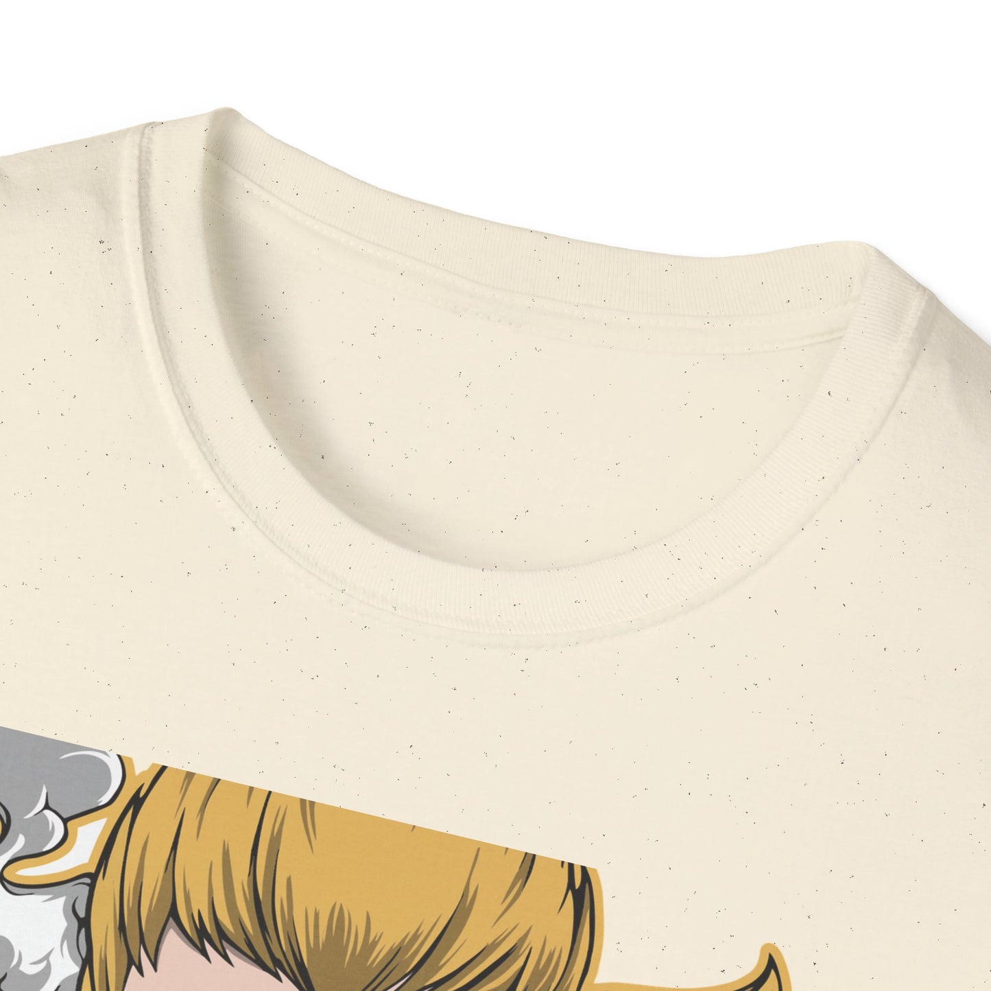 Captivating Mythic Hero T-Shirt | Dynamic Golden Warrior Anime Style Graphic Tee for Gamers & Fantasy Fans