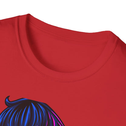 Bold Punk Chimp T-Shirt | Edgy Monkey with Attitude & Rad Pompadour Hair | Unique Streetwear Animal Art Tee