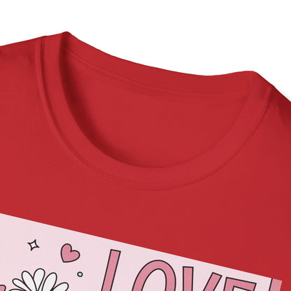Love You Forever Floral T-Shirt | Romantic Valentine's Day Tee | Sweet Anniversary Gift for Her