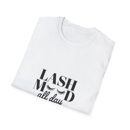 Chic Lash Addict T-Shirt - Trendy Eyelash Lover & Makeup Artist Tee | Glam Beauty Fashion Gift for Her