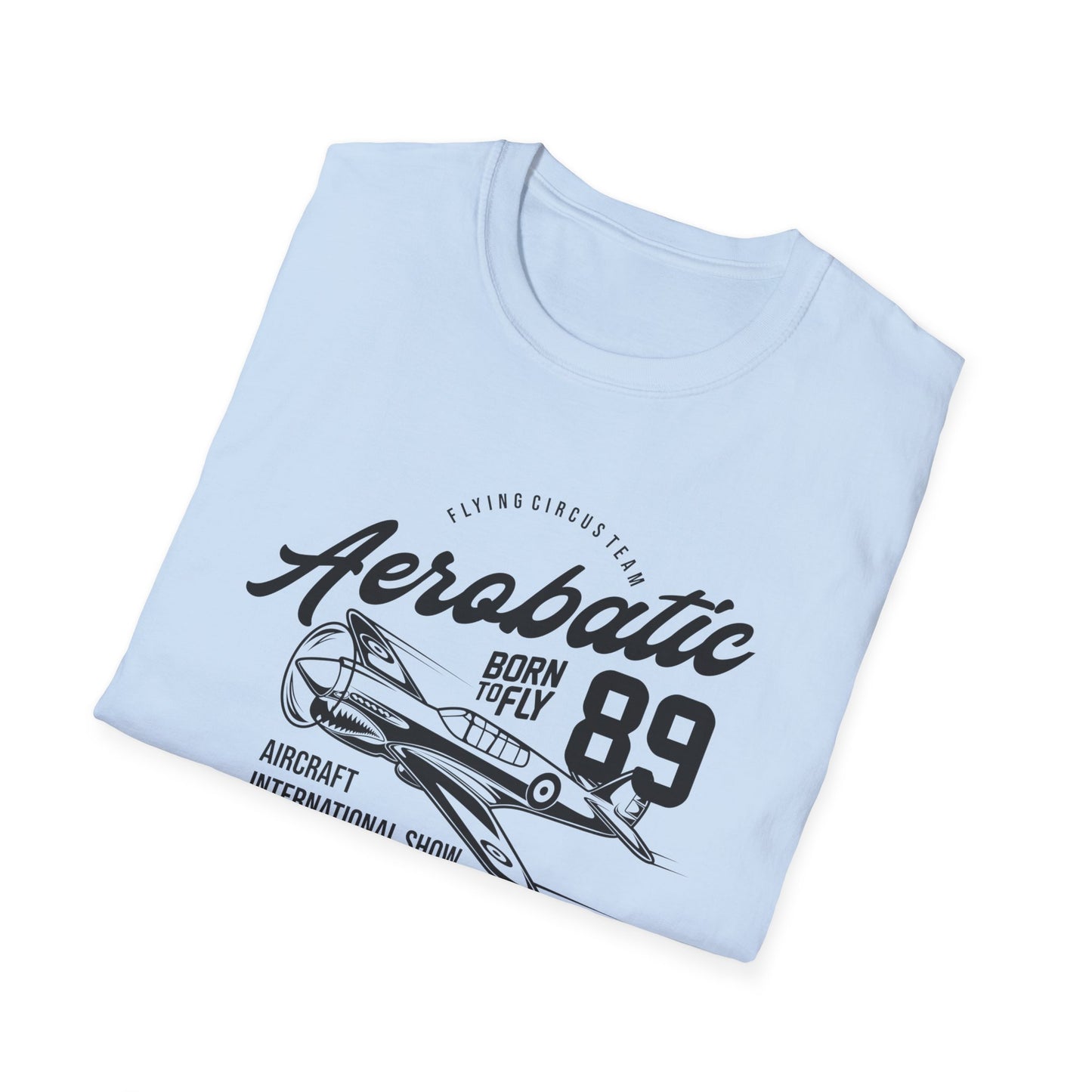 Epic Aerobatic 89 T-Shirt for Pilots & Aviation Fans | Vintage Warhawk 'Born to Fly' Air Show Tee