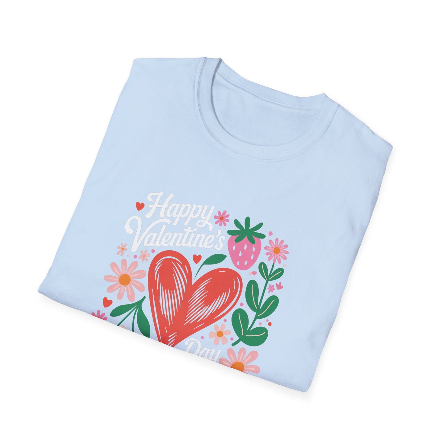 Groovy Valentine's Day T-Shirt | Adorable Retro Heart & Flower Love Tee for Women & Girls | Sweet Holiday Gift