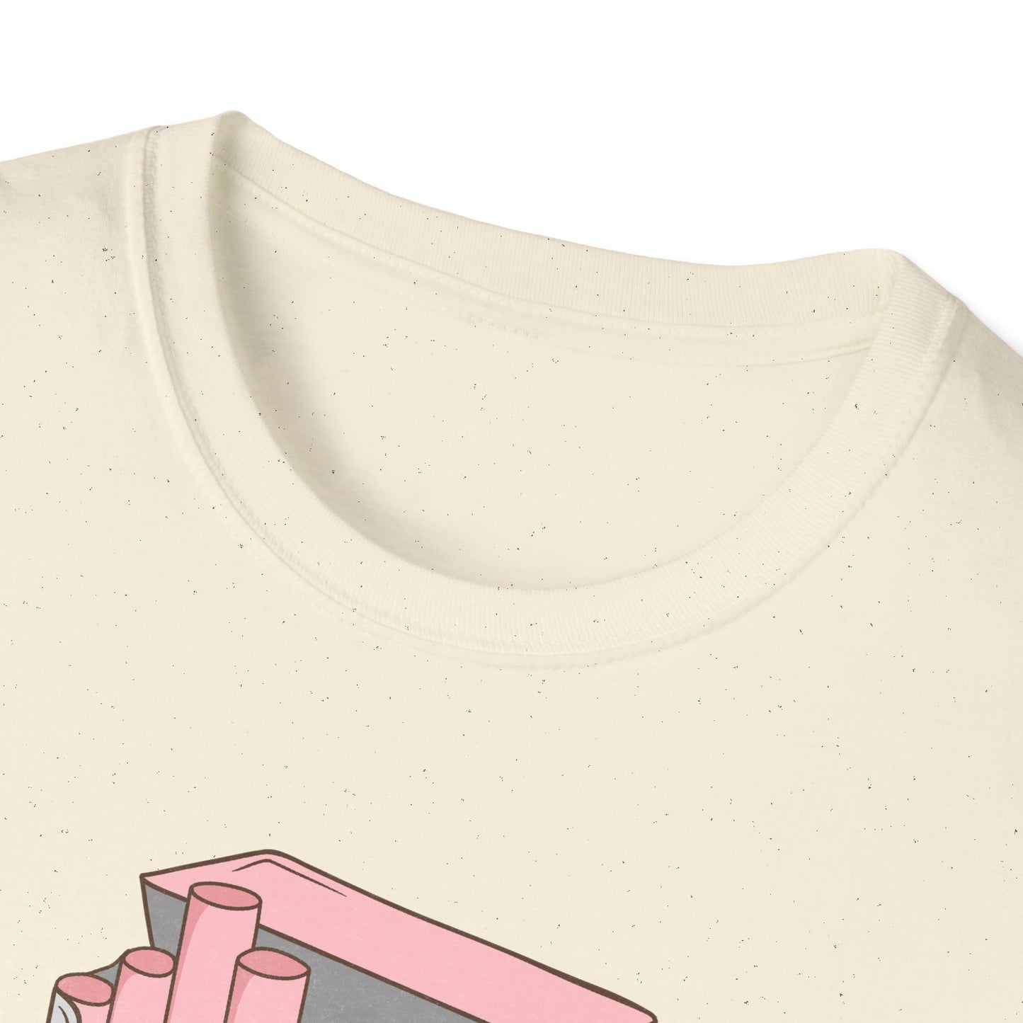Unique Self Love T-Shirt | Pink Retro Cigarette Pack & Flaming Heart Design | Empowering Aesthetic Tee