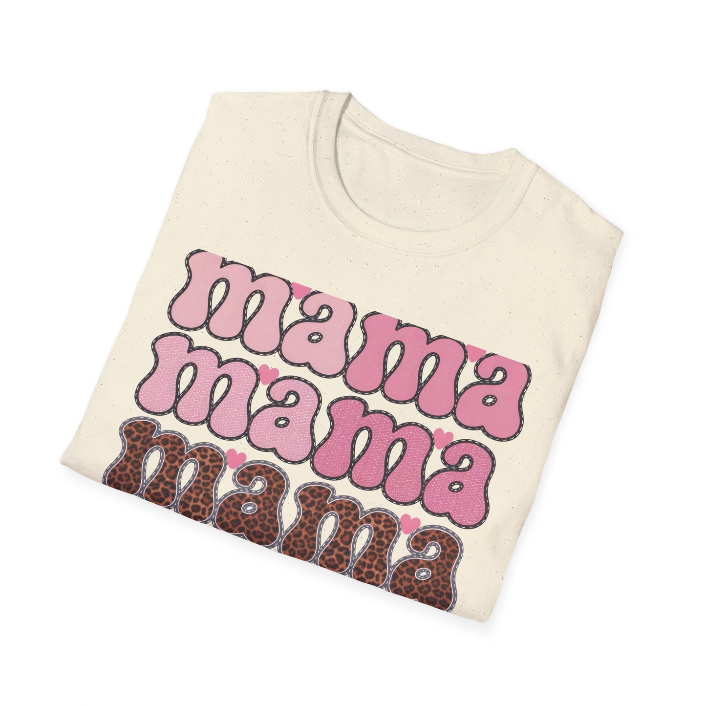 Groovy Mama T-Shirt | Retro Pink & Leopard Print Styles for Trendy Moms | Perfect Mother's Day Gift Tee