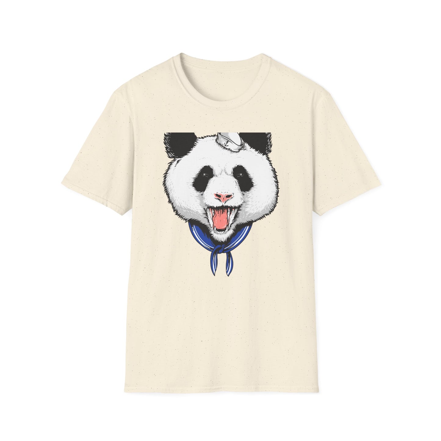 Fierce Sailor Panda T-Shirt | Unique Nautical Roaring Animal Graphic Tee for Bold Style