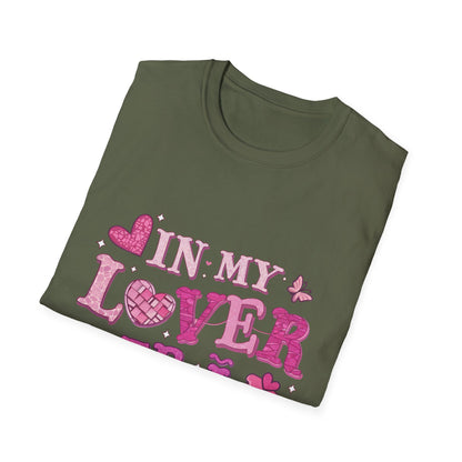 Sparkling "In My Lover Era" T-Shirt | Adorable Pink Hearts & Glitter Tee for Women | Ultimate Romantic Self-Love Gift