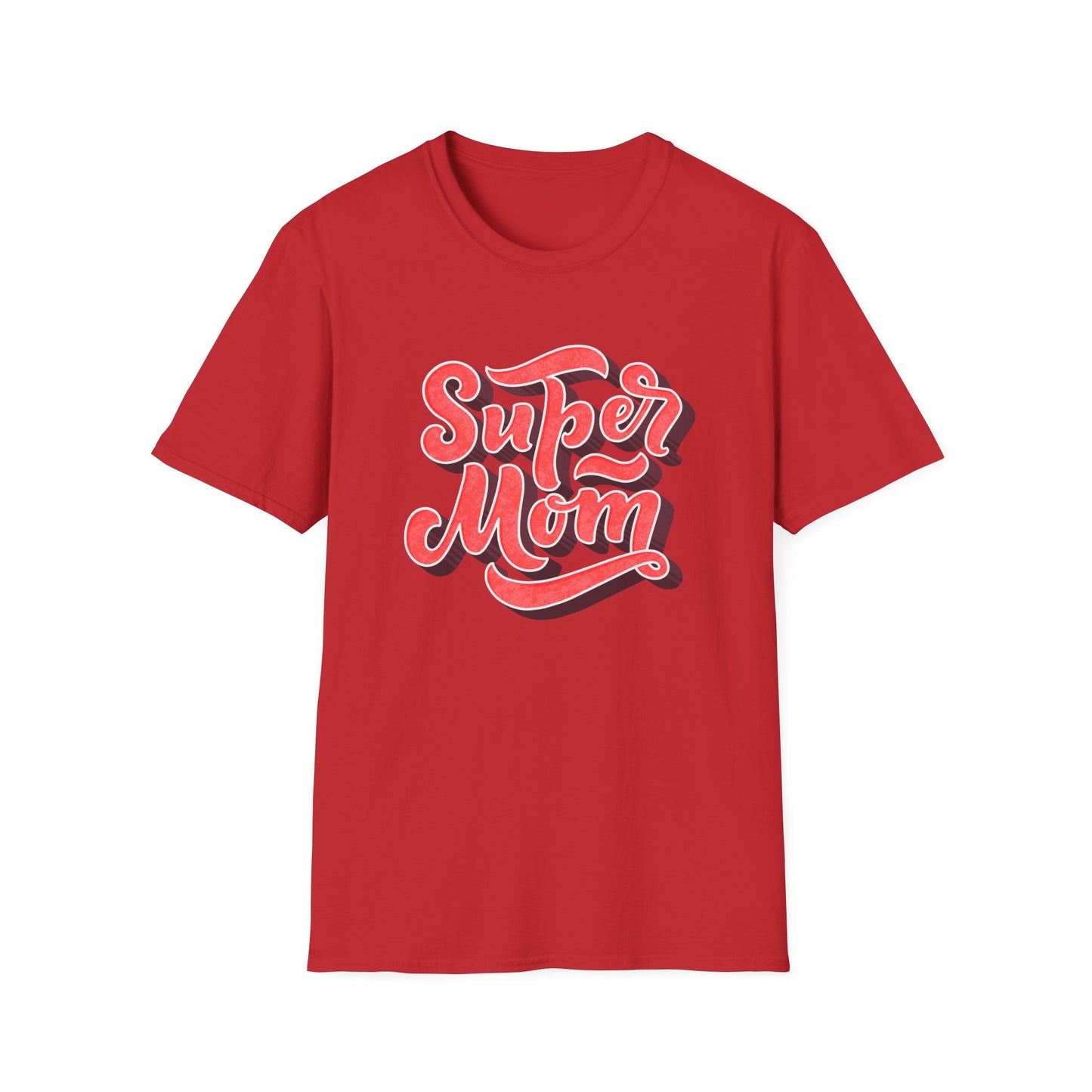 Super Mom T-Shirt | Vibrant Retro Script Tee | Ultimate Mother's Day Gift for Best Moms & Women