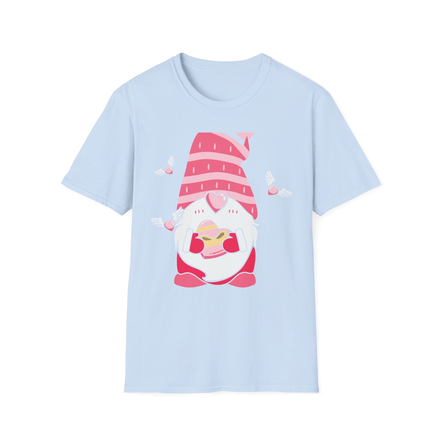 Adorable Valentine's Day Gnome T-Shirt | Sweet Heart Gift Tee for Her & Couples