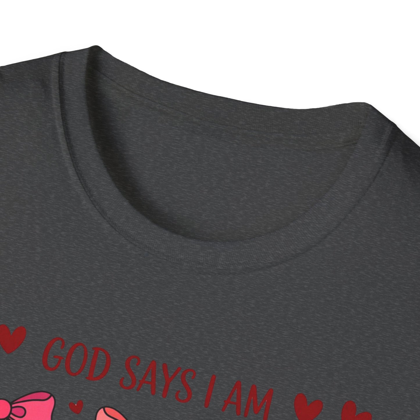God Says I Am Precious Unique Lovely T-Shirt | Empowering Christian Affirmation Tee for Women & Girls | Faith & Self-Worth Gift