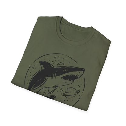 Epic Cosmic Shark T-Shirt | Stellar Space Ocean Graphic Tee | Unique Marine Life Apparel Gift