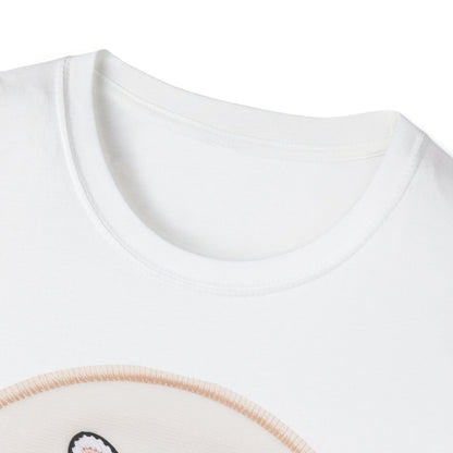 Charming Embroidered Raccoon T-Shirt - "Snack Time Is Mandatory" Cute Animal Lover & Foodie Tee