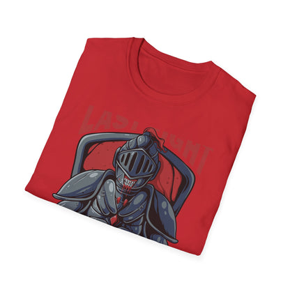 Epic Last Fight Undead Knight T-Shirt | Grim Medieval Warrior Battle Tee | Dark Fantasy Gaming Apparel