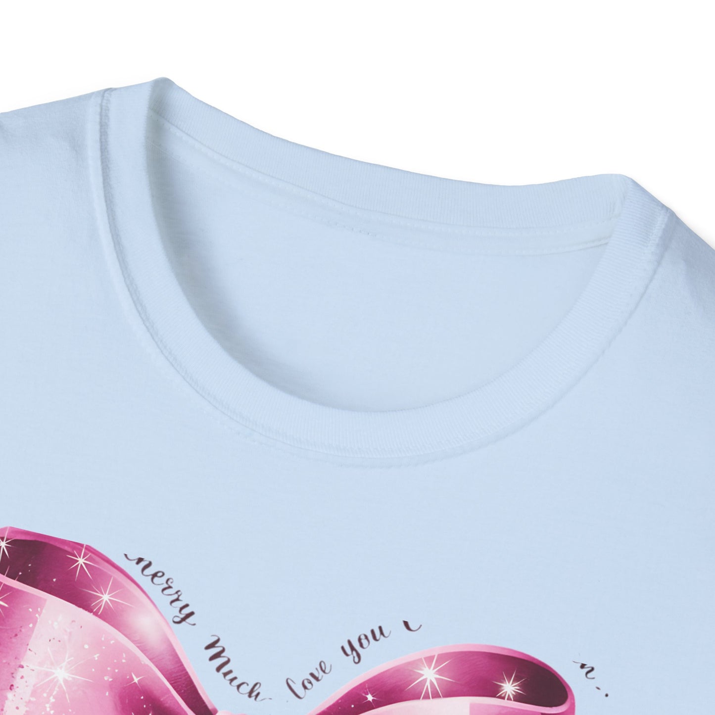 Sparkling Pink Cherry Love T-Shirt - Adorable Bow & Sweet Cherries Romantic Gift Tee for Her