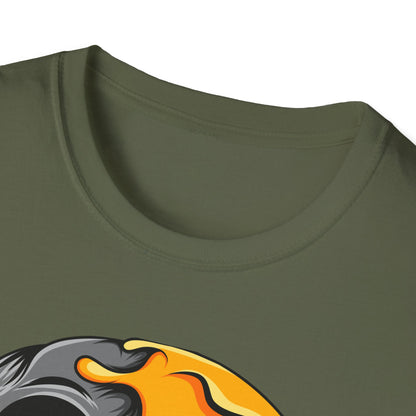 Trippy Melting Skull Emoji T-Shirt - Unique Psychedelic Graphic Tee | Cool Streetwear Statement Gift