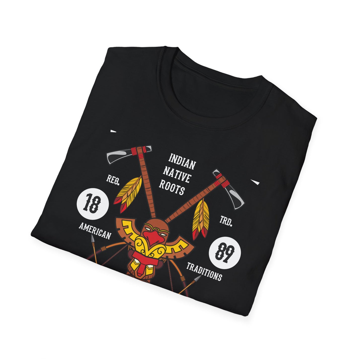 Majestic Native American Heritage T-Shirt - Tribal Totem & Warrior Symbols | Authentic Indigenous Culture Apparel