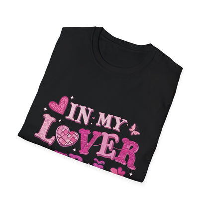 Dazzling In My Lover Era T-Shirt | Trendy Valentine's Day Pink Sparkle Tee for Women, Romantic Girlfriend Gift, Cute Love Core Top