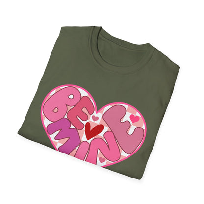Sweet Be Mine Heart T-Shirt | Adorable Valentine's Day Love Tee | Retro Pink Aesthetic Gift for Her