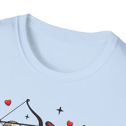 Dark Cupid Skeleton T-Shirt | Edgy Valentine's Day Love Tee | Unique Gothic Romance & Spooky Chic Gift