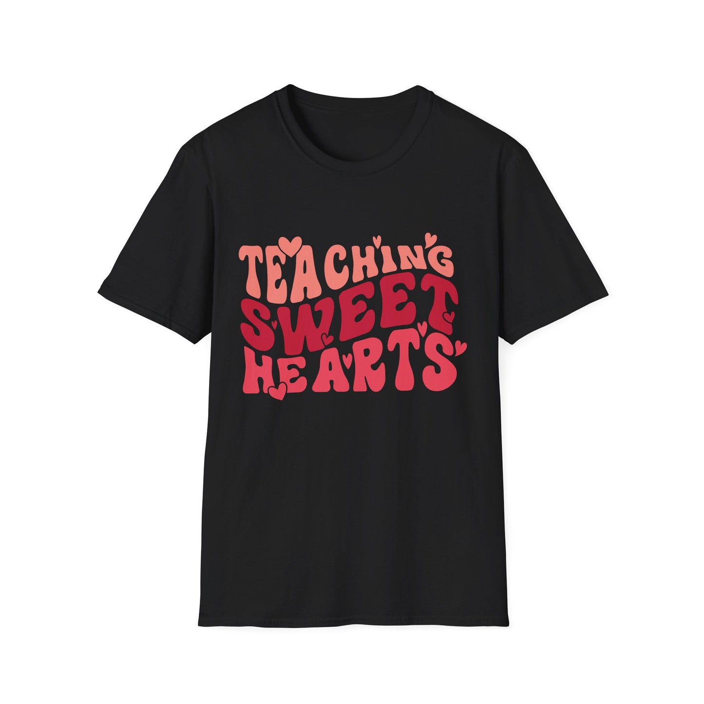 Adorable Teaching Sweet Hearts T-Shirt - Perfect Retro Valentine's Gift for Educators & Teachers