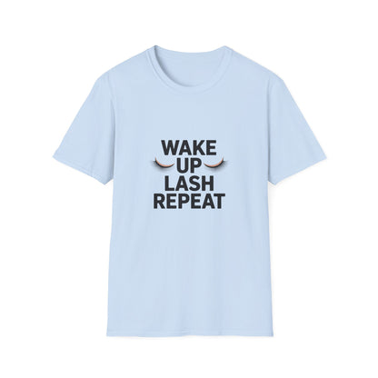 Wake Me Up For Beauty T-Shirt | Dreamy Lashes Graphic Tee | Chic Self-Care Fashion for Her