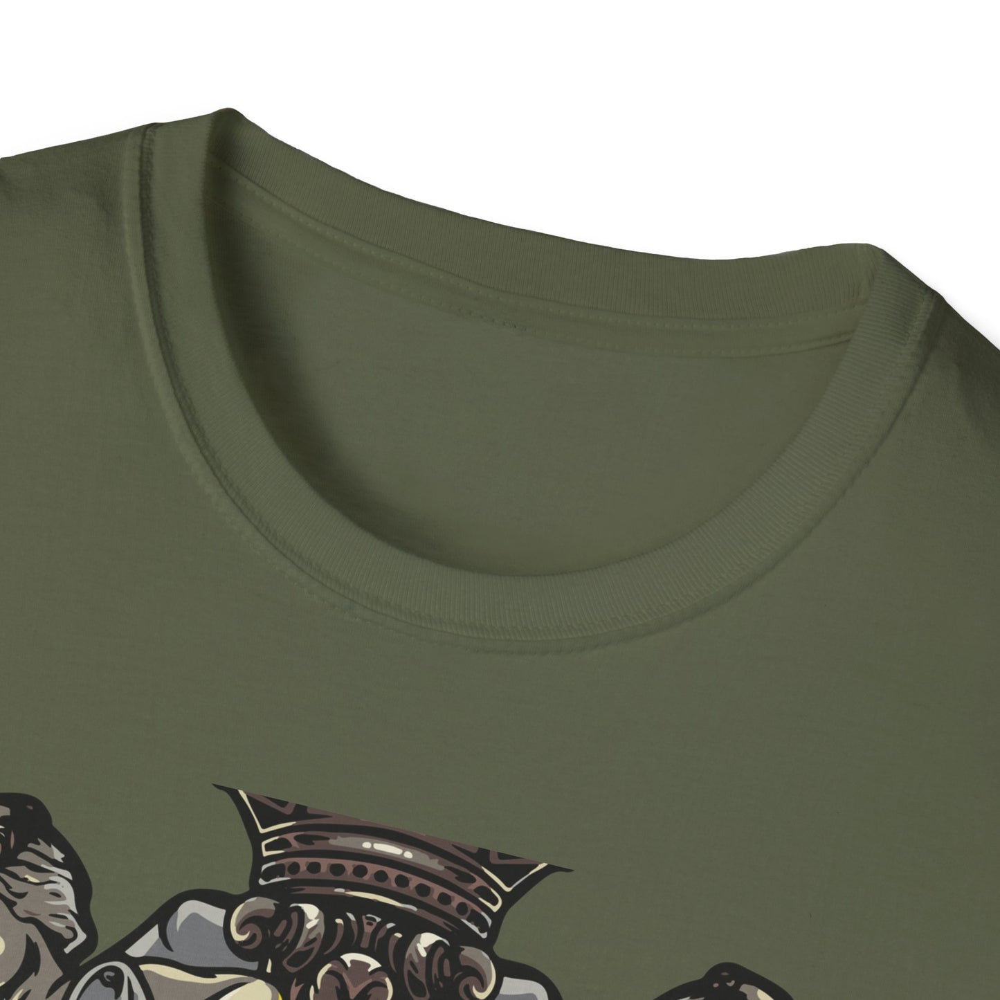 Majestic Divine Sun Bearer T-Shirt | Regal Classical Art Tee | Unique Statement Graphic for Art Lovers & Seekers of Power
