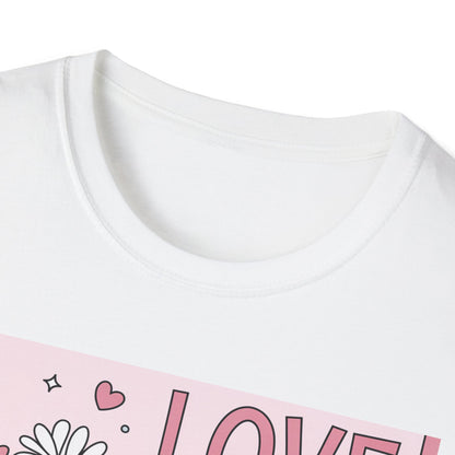 Love You Forever Floral T-Shirt | Romantic Valentine's Day Tee | Sweet Anniversary Gift for Her