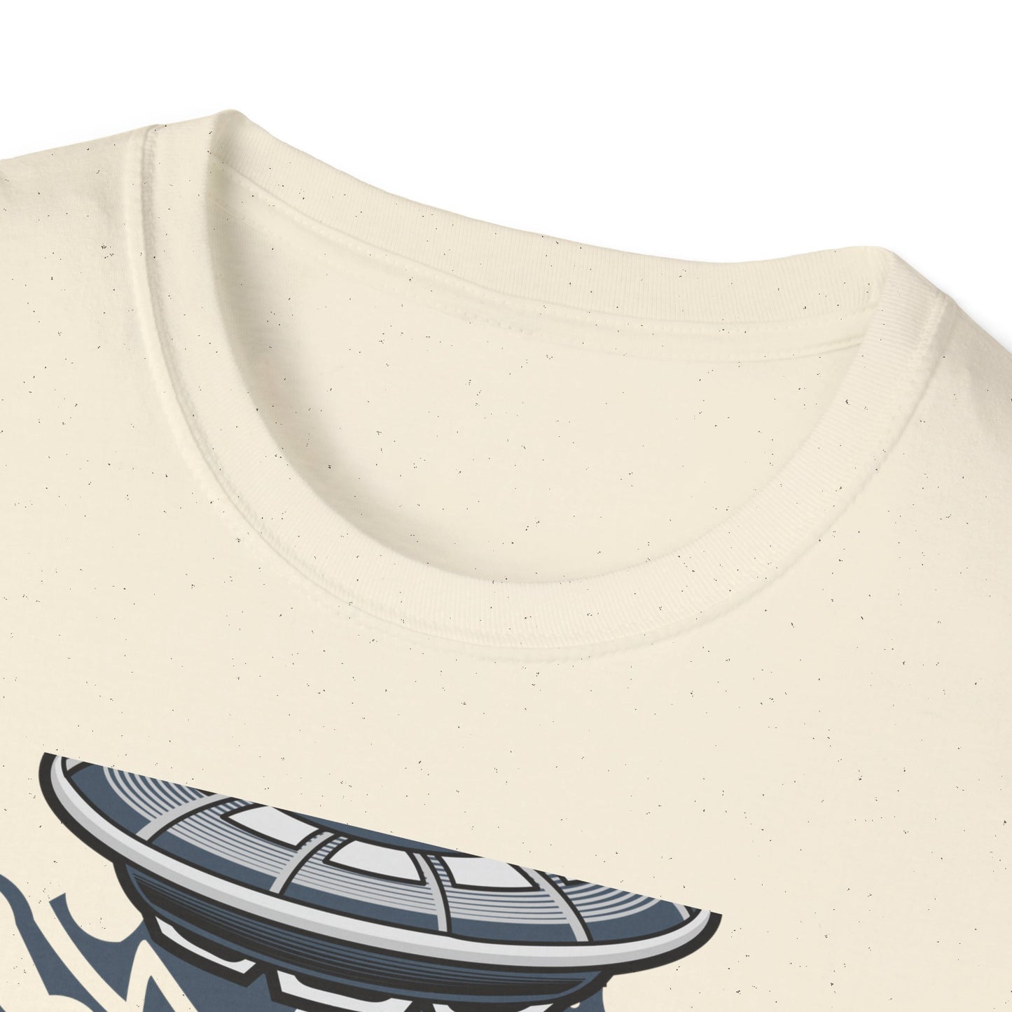 Epic Alien Invasion Biker VW Beetle T-Shirt | Unique Sci-Fi Chopper Car Lover Gift Tee