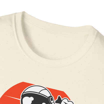 Epic Astronaut Skater T-Shirt: Cosmic Rebel with Cash & Gun | Unique Streetwear Space Outlaw Graphic Tee
