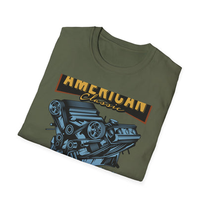 Epic American Classic Muscle Car V8 Engine T-Shirt | Authentic Garage Mechanic Tee | Since 1973 Vintage Car Lover Gift