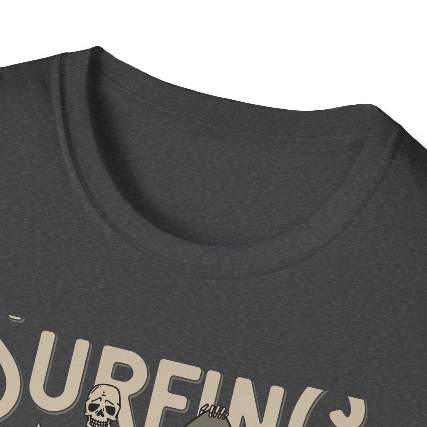 Awesome California Surfing Paradise Skeleton T-Shirt - Vintage Beach Surfer Skull Tee | Epic Summer Vibes