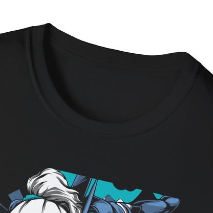 Epic Cybernetic Warrior Anime T-Shirt | Dynamic Futuristic Hero Manga Tee for Gamers & Sci-Fi Fans