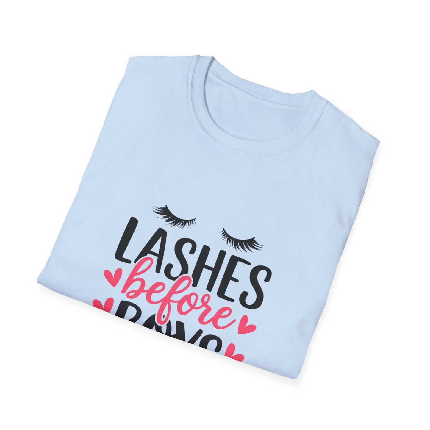 Charming 'Before' T-Shirt | Women's Getting Ready Tee with Eyelashes & Hearts | Perfect Bachelorette & Bridal Gift