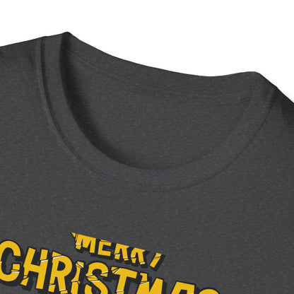 Retro Christmas Van T-Shirt | Awesome Holiday Tree & Skateboard VW Bus Tee | Unique Vintage Xmas Apparel Gift