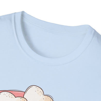 Sweet "All You Need Is Love" T-Shirt | Retro Hot Chocolate Mug with Heart Marshmallows | Adorable Valentine's Day & Cozy Love Tee