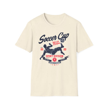 Dynamic Soccer Cup World League T-Shirt - Ultimate Sport Division Athletic Tee for Football Fans & Superior Performance