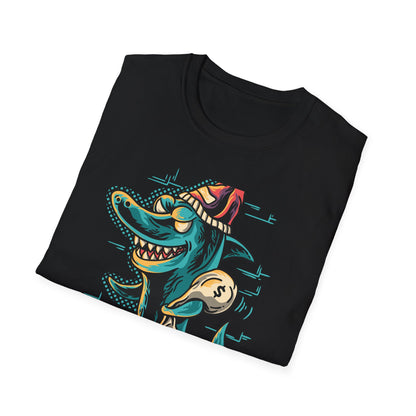 Epic Shark Mafia T-Shirt – Cool Urban Gangster Shark Tee with Money Bag | Unique Streetwear Graphic for Men & Teens