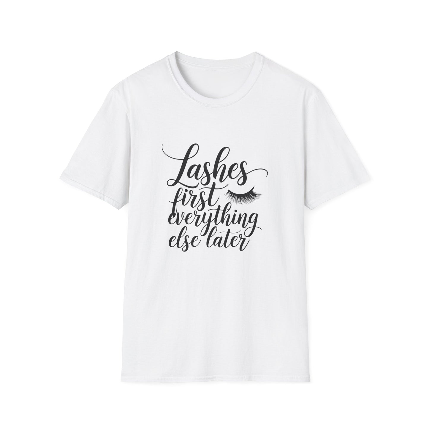 Fabulous Lashes First T-Shirt | Chic Beauty Lover Tee | Makeup Artist Gift | Trendy Lash Tech Apparel Must-Have